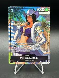 One Piece Ms. All Sunday (Alternate Art) OP14-084 The Azure Sea's Seven OP14 - Image 1