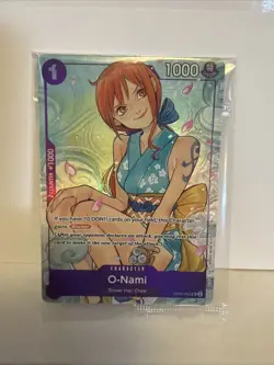 O-Nami (Illustration Box Vol.1) OP05-062 One Piece Promotion Cards Foil SEALED - Image 1