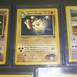 Pokemon TCG Gym Challenge/Heroes 7 Card Lot - LP/Excellent - Image 4