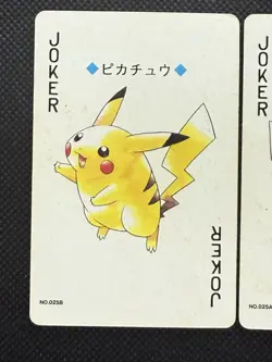 Pokemon Pikachu JOKER Gold Deck Ho-oh Playing Card Poker Nintendo 025A 025B - Image 2