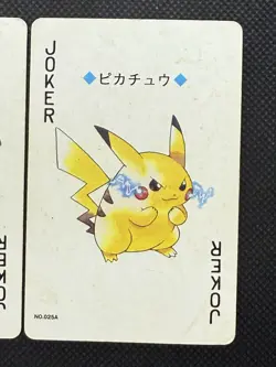 Pokemon Pikachu JOKER Gold Deck Ho-oh Playing Card Poker Nintendo 025A 025B - Image 3