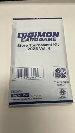Digimon Card Game Store Tournament Kit 2025 Vol. 4 SEALED NEW - Image 1