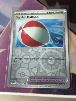 Big Air Balloon 155/165 Reverse Holo MEWen 151 English Pokemon Card NM - Image 1