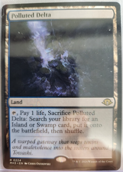 MTG - 2024 Modern Horizons 3 - Polluted Delta - Unplayed - Pack to sleeve - Image 1