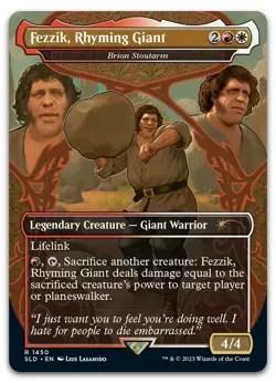 Fezzik, Rhyming Giant - Brion Stoutarm #1450 (NM) Secret Lair Drop SLD Magic MTG - Image 1
