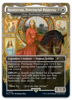 Buttercup, Provincial Princess - Sisay, Weatherlight Captain NM Secret Lair Drop - Image 1