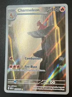 Charmeleon (169/165) Pokemon TCG S&V 151 Illustration Rare - Image 1