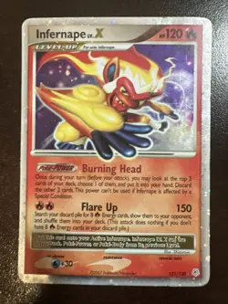 Infernape LV. X 121/130 Pokemon TCG Diamond & Pearl DMG - Image 1