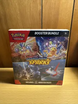 Pokemon TCG Surging Sparks Booster Bundle (6 Packs) Factory Sealed - Image 1
