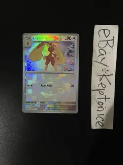 Pokemon TCG Lopunny Master Ball Prismatic Evolutions MASTERBALL 084/131 Holo - Image 1