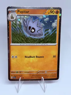 2 SWIRLS 🌀 Pupitar 111/193 Cosmos Holo - Paldea Evolved - Pokemon TCG - Image 1
