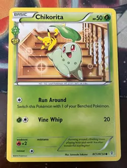 Pokemon TCG XY Generations Radiant Collection Chikorita RC1/RC32 LP - Image 1