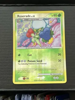 Pokemon TCG Roserade 81/147 Reverse Holo Rare Platinum Supreme Victors - Image 1
