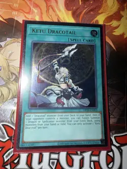 Yugioh Ketu Dracotail (Ultimate rare) NM - OP29-EN003 - Image 1