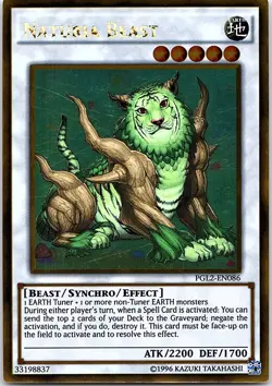 Yugioh: Naturia Beast - PGL2-EN086 - Gold Rare - Unlimited - LP - Image 1