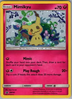 Mimikyu SM163 SM Promos - Pokemon Card - NM - Image 1