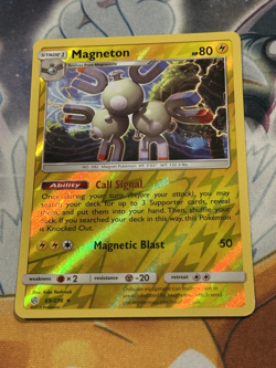 Pokemon TCG Magneton 69/236 Cosmic Eclipse Reverse Holo Rare Card - Image 1