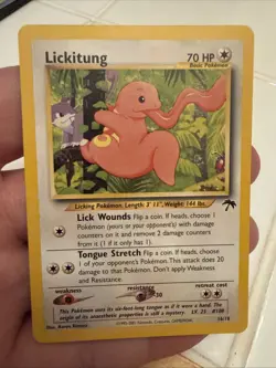 Pokemon TCG Lickitung Card 16/18 Southern Islands - Image 1