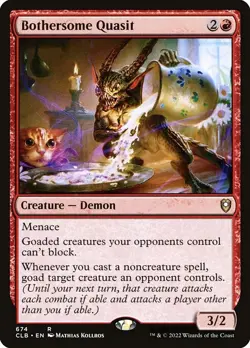 Bothersome Quasit Magic: The Gathering Commander Legends Battle for Baldurs Gate - Image 1