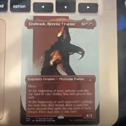 Urabrask, Heretic Praetor (Concept Praetor) Phyrexia: All Will Be One Mtg - Image 1