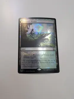 MTG - Llanowar Wastes (Ripple Foil)- Commander: Modern Horizons 3 NM/M Condition - Image 1