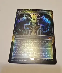 Halo Fountain (Borderless) Streets of New Capenna Foil MTG Magic The Gathering - Image 1