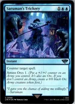 Magic | LTR | Saruman's Trickery | 68 | Foil | NM - Image 1