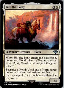 Magic | LTR | Bill the Pony | 3 | Foil | NM - Image 1