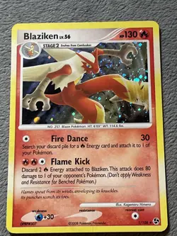 Blaziken Lv. 56 1/106 Pokemon Card Nice Swirl Great Encounters - Image 2