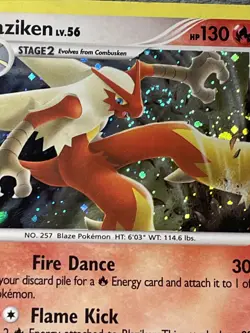 Blaziken Lv. 56 1/106 Pokemon Card Nice Swirl Great Encounters - Image 3