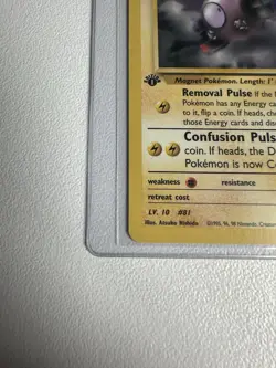 Lt. Surges Magnemite 1st Edition Gym Heroes 50/132 WOTC Vintage Pokemon - Image 2