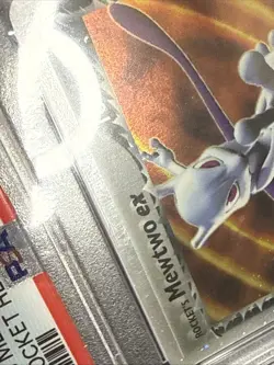 2004 POKEMON EX TEAM ROCKET RETURNS # 99/109 ROCKET'S MEWTWO EX-HOLO - PSA 5 - - Image 4