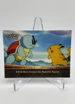 Here Comes The Squirtle Squad EP12 Topps Pokemon Series 2 NEAR MINT - Image 1