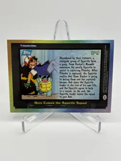 Here Comes The Squirtle Squad EP12 Topps Pokemon Series 2 NEAR MINT - Image 2