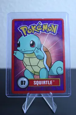 Squirtle 1998 Pokemon Sticker Card #07 Official Nintendo Licensed Product - Image 1