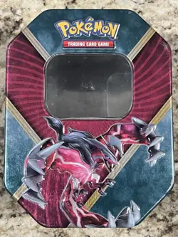 Pokemon TCG Yveltal EX Collector’s Tin – Empty Display Storage - Image 1