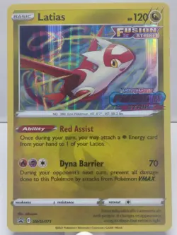 Pokemon TCG Latias SWSH171 Holo Prerelease Black Star Promo NM - Image 3