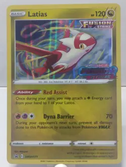 Pokemon TCG Latias SWSH171 Holo Prerelease Black Star Promo NM - Image 4