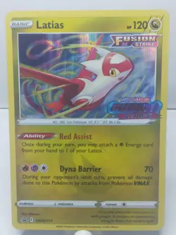Pokemon TCG Latias SWSH171 Holo Prerelease Black Star Promo NM - Image 5