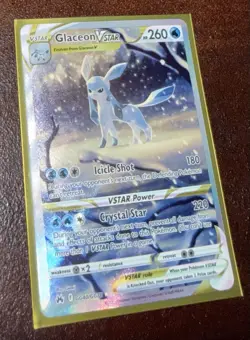 Pokemon Crown Zenith Glaceon VSTAR Holo GG40/GG70 Sword Shield Galarian Gallery - Image 1