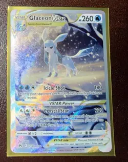 Pokemon Crown Zenith Glaceon VSTAR Holo GG40/GG70 Sword Shield Galarian Gallery - Image 3