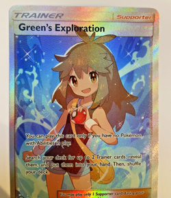 Pokemon TCG Green's Exploration 209/214 Full Art Unbroken Bonds NM - Image 4
