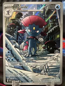 Weavile 228/217 - Ascended Heroes - Pack Fresh NM Illustration Rare Pokemon TCG - Image 1