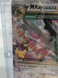 Mega M Rayquaza EX 76/108 Ultra Rare Pokemon Celebrations 25th Anniversary NM - Image 2