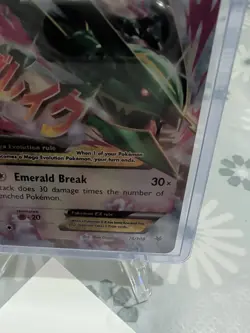Mega M Rayquaza EX 76/108 Ultra Rare Pokemon Celebrations 25th Anniversary NM - Image 4