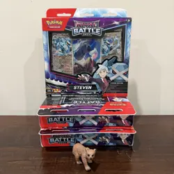 Pokemon Steven Rival Battle Deck Set of 3 SEALED NEW - Image 1