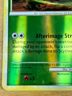 Scyther 36/90 Uncommon Reverse Holo Undaunted 2010 Pokemon TCG Card - Image 5