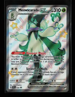 Meowscarada ex 078 Holo SV: Scarlet & Violet Promo Pokemon Card - Image 1