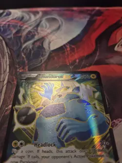 Thundurus EX - 98/108 - Pokemon Roaring Skies XY Full Art Ultra Rare Card LP - Image 2