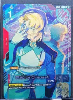 Gundam Card Game GD03-091 RAU LE CREUSET (R+) FOIL - STEEL REQUIEM - Image 1